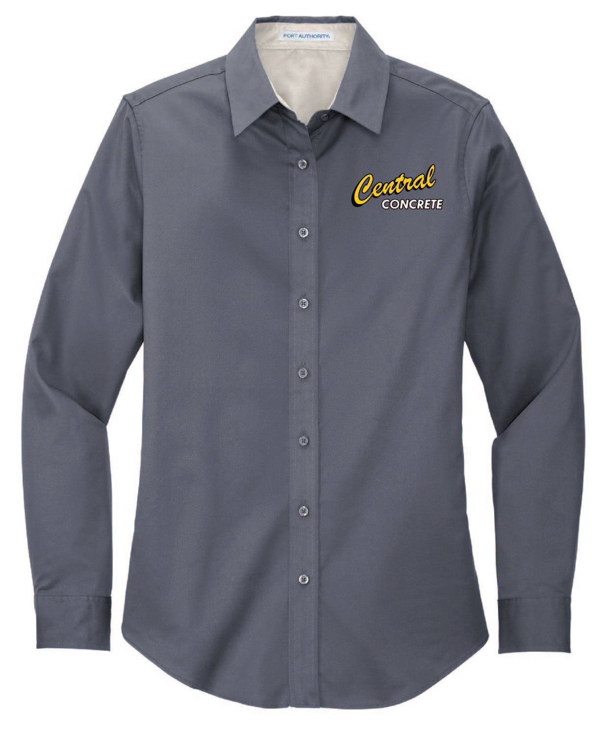 CC Women's Button Up LS