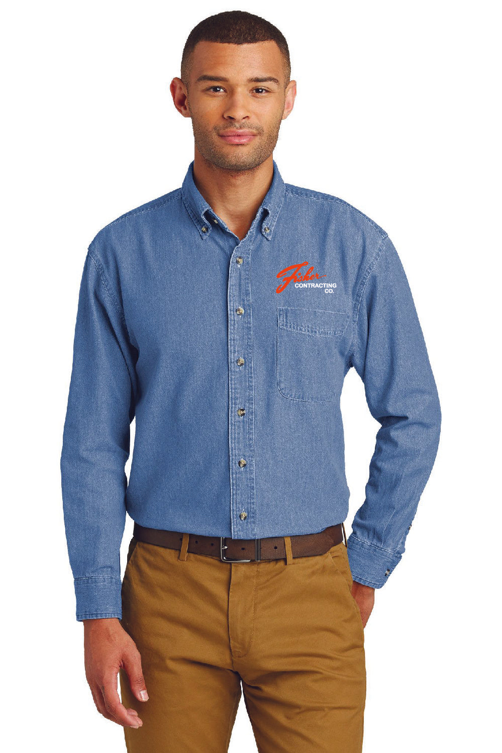 Men's Denim Button Up