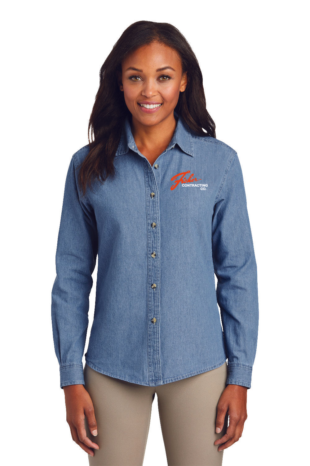 Women's Denim Button Up