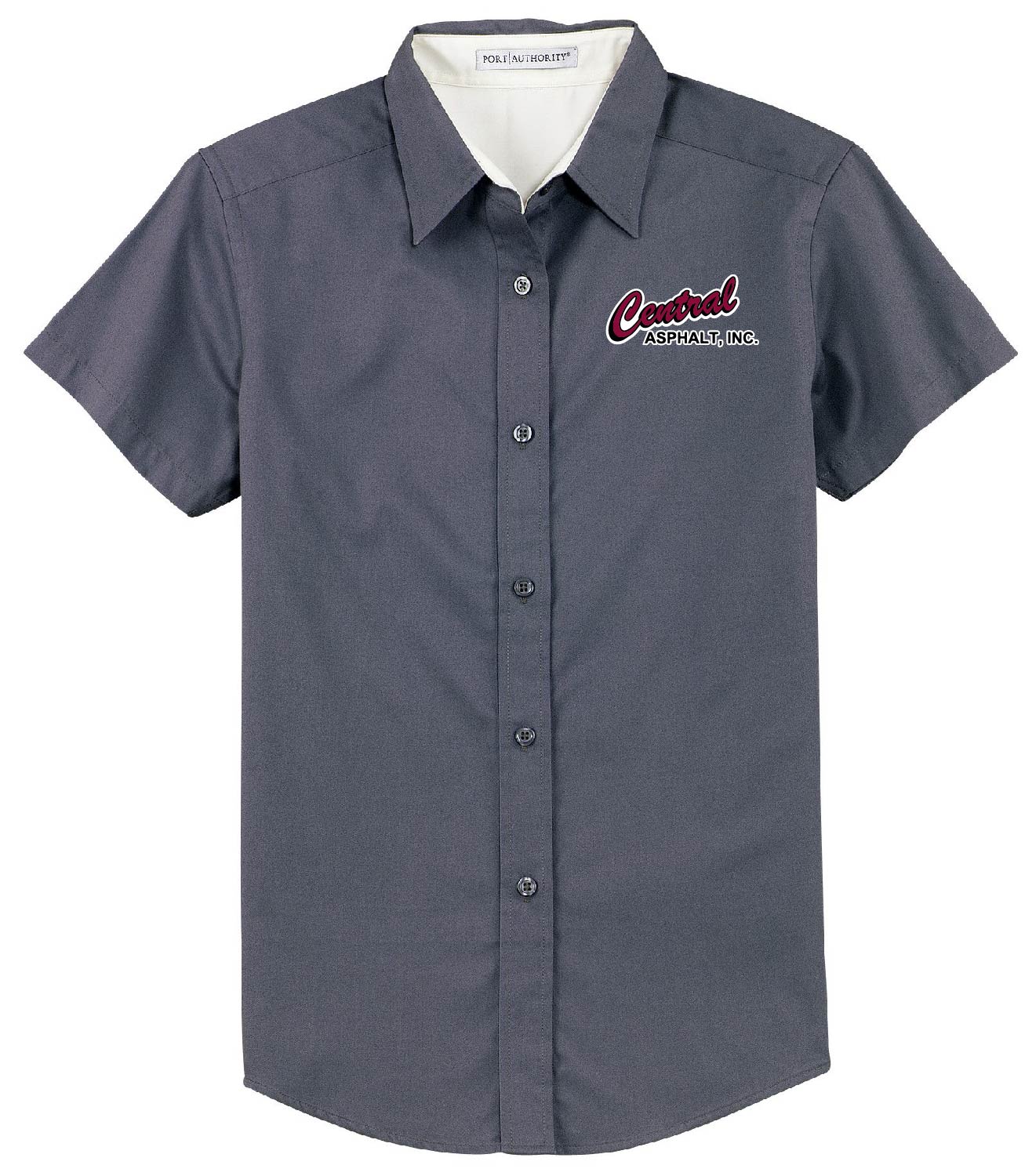 CA Women's Button Up SS