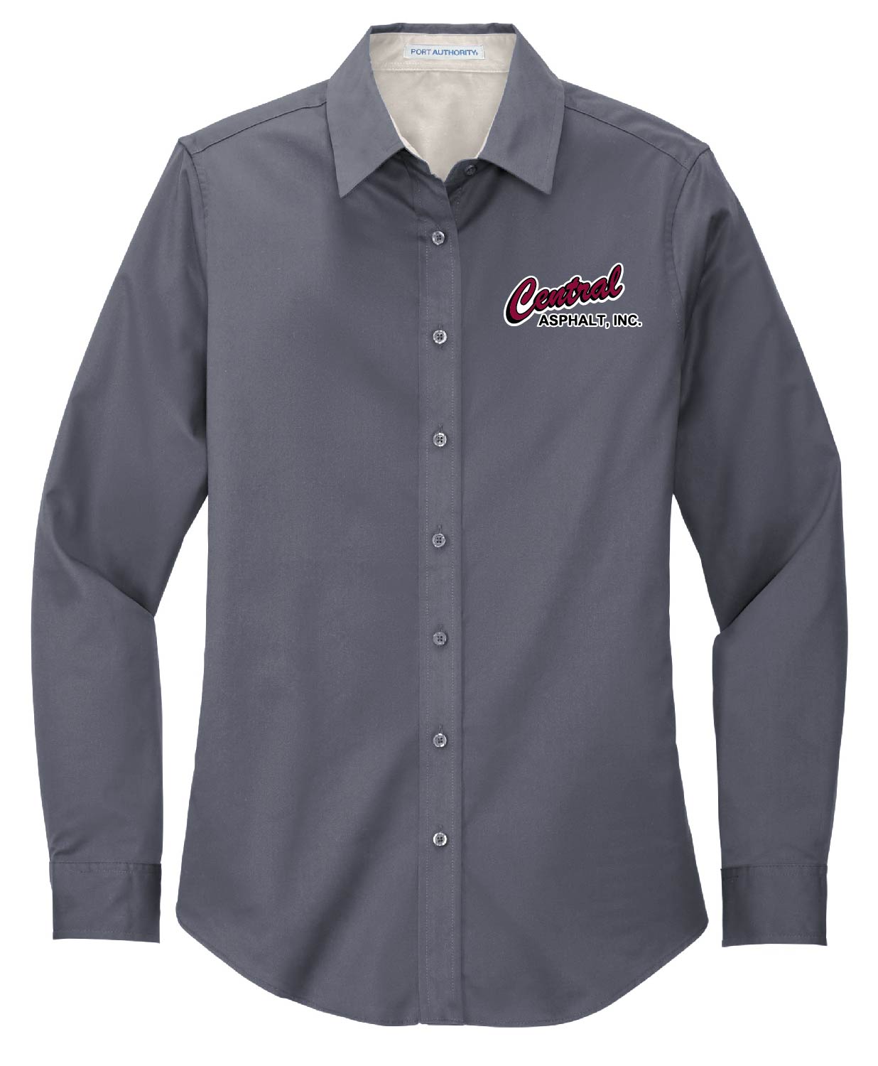 CA Women's Button Up LS