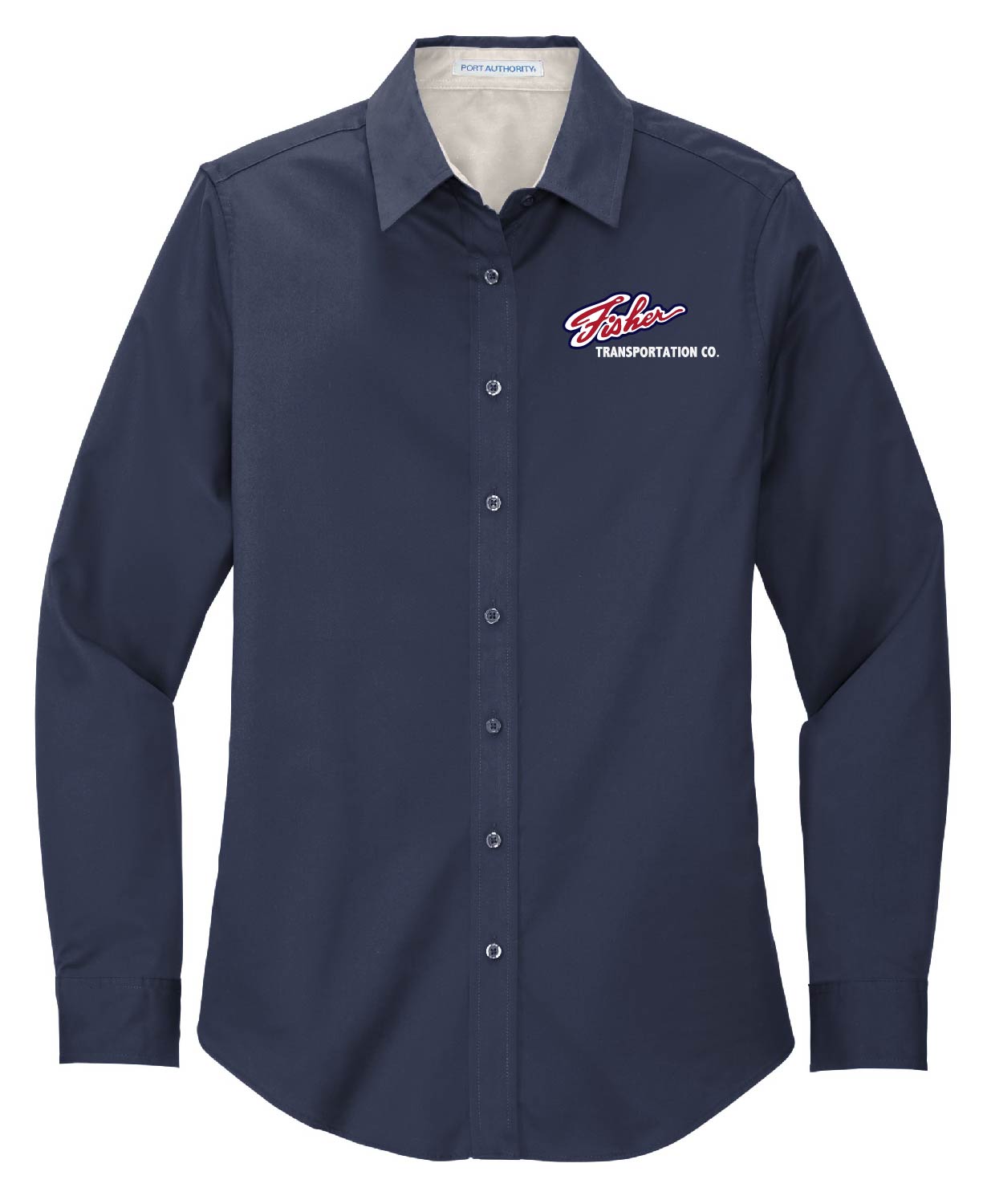 FT Women's Button Up LS